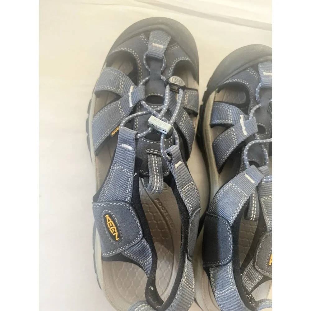 KEEN Women’s Venice H2 Hiking Sandals, Blue/Gray, Size 8.5 39 Waterproof Comfort